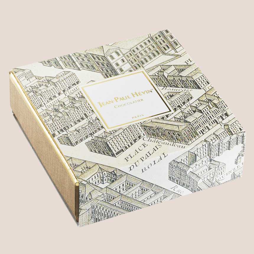 Fourreau Paris boite de chocolats